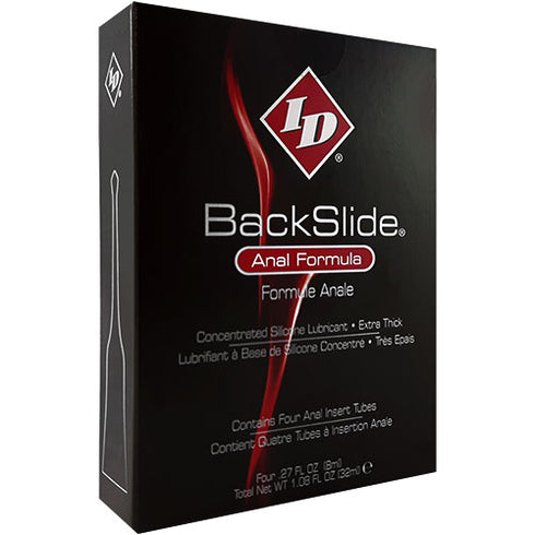 ID BackSlide Anal Insert Tubes 4x8ml